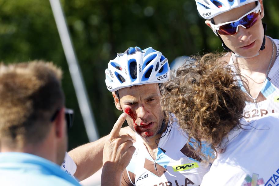 Quello che se l&#39; vista peggio  stato Jean Christophe Peraud, alla prima partecipazione al Giro. Si  dovuto ritirare. Bettini